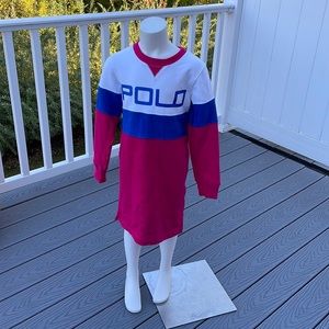 Polo Ralph Lauren Girls Logo Sweater dress